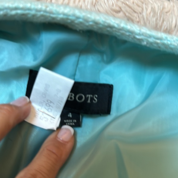 Talbot baby blue metallic shimmer blazer - Picture 6 of 6